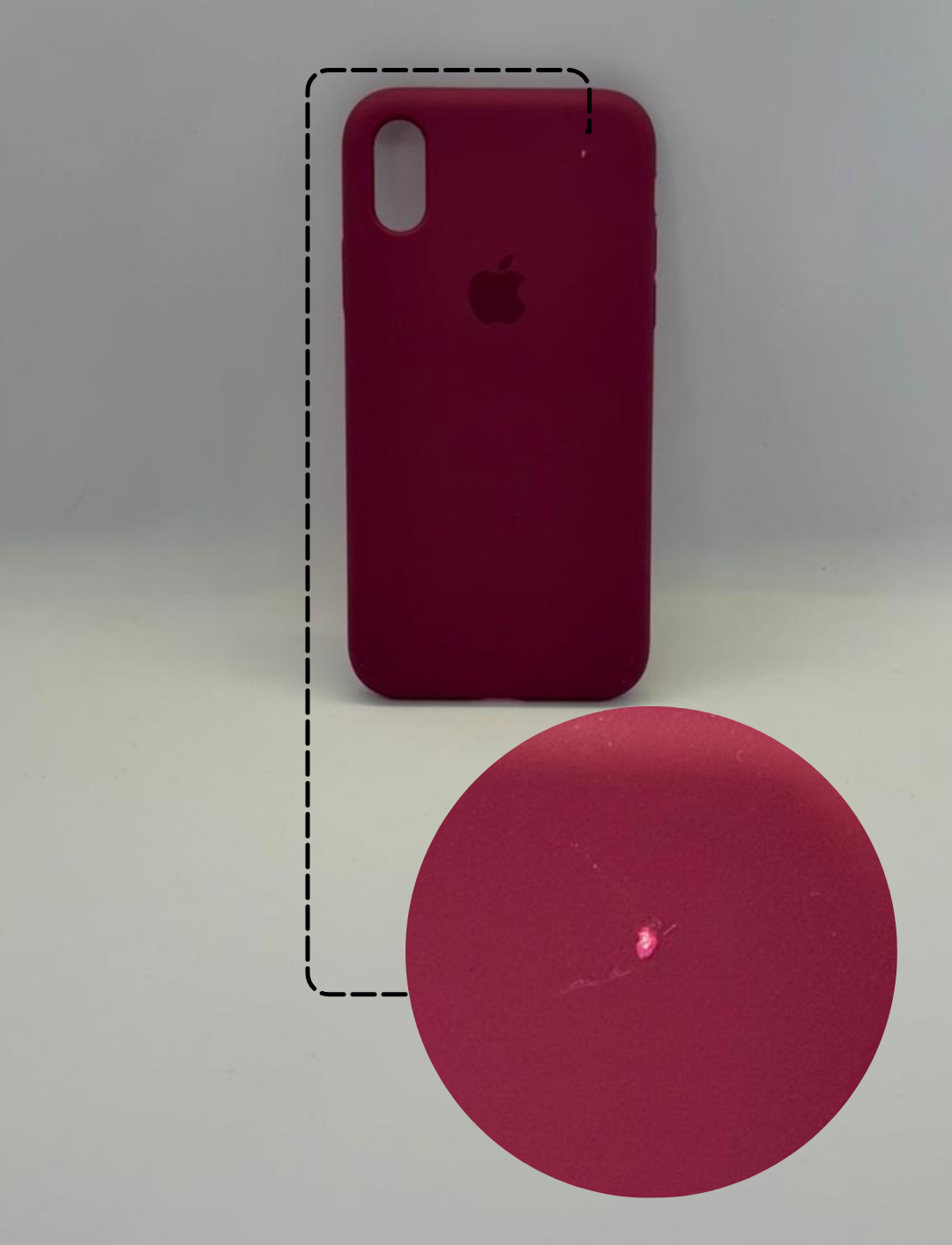 iPhone X y iPhone XS Bordo